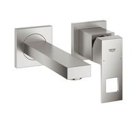 Grohe Eurocube miscelatore monocomando per lavabo, a parete, taglia S, finitura supersteel - 19895DC0