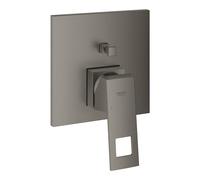 Grohe Eurocube miscelatore monocomando vasca doccia con deviatore a 2 vie, grafite spazzolato - 24062AL0