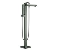 Grohe Eurocube Mitigeur monocommandé pour bain, au sol, saillie 298mm, avec accessoires, 23672AL1, 23672AL1, Colorazione: grafite dura spazzolata
