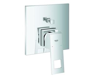 Grohe Eurocube Mitigeur monocommandé pour bain, montage encastré, inverseur automatique, 24062000, 24062000, Colorazione: cromo
