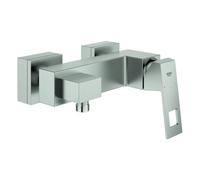 Grohe Eurocube Mitigeur monocommandé pour douche, montage apparent, 23145DC0, 23145DC0, Colorazione: super acciaio