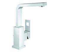 Grohe Eurocube Mitigeur monocommandé pour lavabo, L-Size, vidage à tirette, orientable, saillie 150mm, 2313500E, 2313500E, Colorazione: cromo