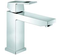 Grohe Eurocube Mitigeur monocommandé pour lavabo, M-Size, saillie 133mm, sans garniture de vidage, 23446000, 23446000