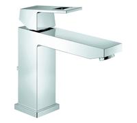 Grohe Eurocube Mitigeur monocommandé pour lavabo, M-Size, vidage à tirette, saillie 133mm, 23445000, 23445000, Colorazione: cromo