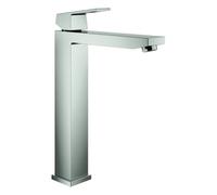 Grohe Eurocube Mitigeur monocommandé pour lavabo, XL-Size, saillie 180mm, sans vidage, 23406DC0, 23406DC0, Colorazione: super acciaio