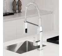 Grohe Eurocube rubinetto da cucina professionale, orientabile, 31395000, Profi Eurocube cromo [Rubinetteria da Cucina > Rubinetti da Cucina]
