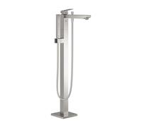 Grohe Eurocube rubinetto vasca a pavimento, miscelatore monocomando, 23672DC1, Eurocube supersteel [Rubinetteria Bagno > Rubinetteria Vasca]