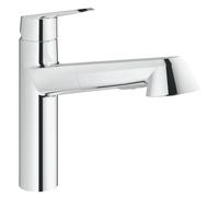 Grohe Eurodisc Cosmopolitan miscelatore monocomando per lavello con doccetta estraibile, cromato - 32257002
