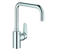 GROHE Eurodisc Cosmopolitan Mitigeur monocommandé pour évier, saillie 223mm, haut, orientable, GROHE Zero, 32259003, 32259003