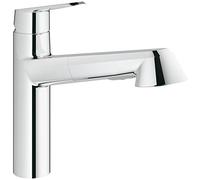 Grohe Eurodisc Cosmopolitan rubinetto da cucina verticale StarLight Chrome 32257002