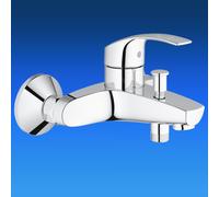 Grohe Eurosmart 33300002 Rubinetto Vasca Cromato Parete 1 Maniglia