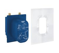 Grohe Eurosmart Cosmopilitan E cassetta di installazione da incasso, con dispositivo preimpostabile di miscelazione termostatico a scomparsa, 36336001, Eurosmart CE blu [Rubinetteria Bagno > Accessori