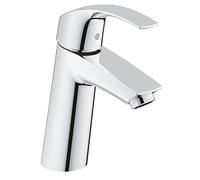 Grohe Eurosmart Miscelatore Monocomando per Lavabo a Bocca Media, Cromo, Ecojoy, M 23324001