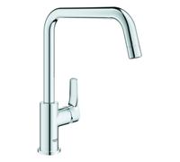 GROHE Eurosmart Mitigeur monocommandé pour évier, saillie 228mm, pour montage devant une fenêtre, orientable, 30618000, 30618000