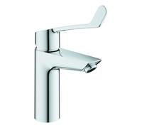 Grohe Eurosmart Mitigeur monocommandé pour lavabo, M-Size, saillie 120mm, vidage Push-Open, manette longue, 23983003, 23983003