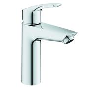 Grohe Eurosmart Mitigeur monocommandé pour lavabo, M-Size, saillie 121mm, vidage Push-Open, sécurité anti-brûlure thermique, 23989003, 23989003