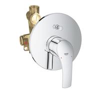 Grohe Eurosmart New Miscelatore Monocomando per Vasca/Doccia ad Incasso, Cromo,