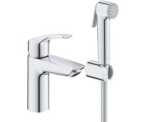 Grohe Eurosmart rubinetto per lavabo con doccetta bidet verticale cromo 23124003