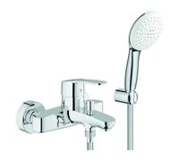 Grohe Eurostyle Cosmopolitan Mitigeur monocommandé pour bain, saillie 173mm, avec ensemble de douche, douchette à main Tempesta 110, 2 types de jets, 25275002, 25275002
