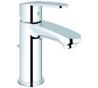 Grohe Eurostyle Cosmopolitan Mitigeur monocommandé pour lavabo, S-Size, saillie 100mm, vidage à tirette, 23037002, 23037002