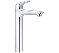 GROHE Eurostyle Miscelatore Monocomando per Lavabo a Bacinella, Leva Chiusa, Cromo, XL, 23719003