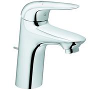 Grohe Eurostyle Mitigeur monocommandé pour lavabo, S-Size, saillie 110mm, vidage à tirette, manette fermée, 23707003, 23707003