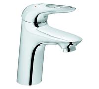 Grohe Eurostyle Mitigeur monocommandé pour lavabo, S-Size, saillie 110mm, vidage Push-open, EcoMode, manette ouverte, 23930003, 23930003