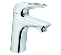Grohe Eurostyle Mitigeur monocommandé pour lavabo, S-Size, saillie 110mm, vidage Push-Open, manette ouverte, 23929003, 23929003