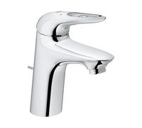 Grohe Mitigeur monocommande de lavabo Eurostyle, taille S avec vidage, béqu'ille ouverte, 33558003, 33558003