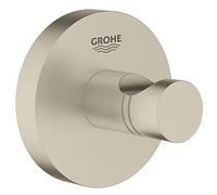 Grohe Essentials gancio portasciugamani, 40364EN1, Essentials nichel spazzolato [Accessori Bagno > Portasciugamani]