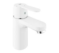 Grohe Get Mitigeur monocommandé pour lavabo, S-Size, saillie 92mm, vidage Push-Open, EcoMode, 23586LS0, 23586LS0, Colorazione: Luna Bianco