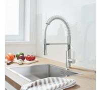 Grohe Get rubinetto da cucina, orientabile, 30361000, Get cromo [Rubinetteria da Cucina > Rubinetti da Cucina]