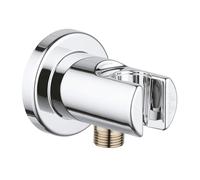 Grohe Gomito a Parete con Supporto Doccia, Cromo 28628000, 1,27 cm