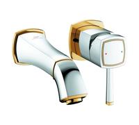 Grohe Grandera robinet de lavabo 2 trous, saillie 177mm, encastré, 29416IG0, 29416IG0, Colorazione: Cromo / Oro