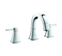 Grohe Grandera robinet de lavabo 3 trous, hauteur 184mm, saillie 156mm, vidage à tirette, 20624000, 20624000, Colorazione: cromo