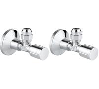 Grohe GRO-22037000 Rubinetto a Squadra da 1/2", Cromo (Confezione da 2)