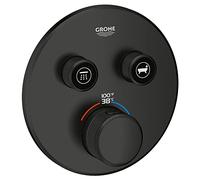 GROHE Grohtherm 291372430 - Regolatore a valvola, colore: nero opaco