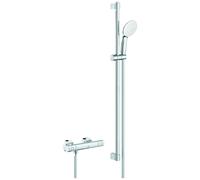 Grohe Grohtherm 800 Cosmopolitan Mitigeur thermostatique de douche Set, incl. Tempesta Set de barre de douche 900mm, 34769001, 34769001