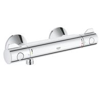 Grohe Grohtherm 800 rubinetto per doccia a parete con termostato StarLight Chrome 34558000