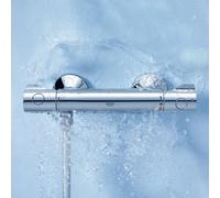 Grohe Grohtherm 800 rubinetto per doccia a parete con termostato StarLight Chrome 34558000