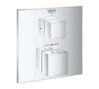 Grohe Grohtherm Cube miscelatore termostatico per doccia a 1 via, finitura cromo - 24153000