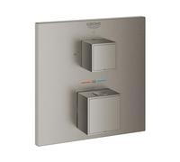 Grohe Grohtherm Cube rubinetto doccia da incasso con termostatico, 24153AL0, Grohtherm Cube hard graphite spazzolato [Rubinetteria Bagno > Rubinetteria Doccia]