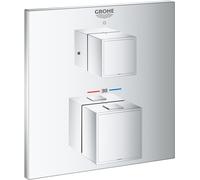 Grohe Grohtherm Cube - Miscelatore doccia termostatico ad incasso, cromato 24153000