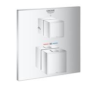 Grohe Grohtherm Cube termostatico, per vasca & doccia, 24154000, Grohtherm Cube cromo [Rubinetteria Bagno > Rubinetteria Doccia]