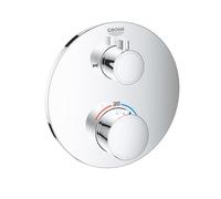 Grohe Grohtherm rubinetto vasca da incasso con termostatico, 24077000, Grohtherm cromo [Rubinetteria Bagno > Rubinetteria Vasca]
