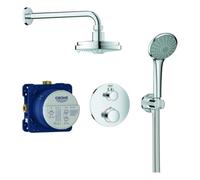 Grohe Grohtherm - Set doccia termostatico ad incasso Rainshower Cosmopolitan 160, cromato 34735000