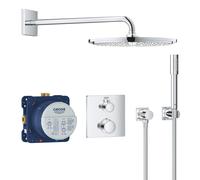 Grohe Grohtherm - Set doccia termostatico ad incasso Rainshower Cosmopolitan 310, cromato 34730000