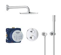 Grohe Grohtherm sistema doccia da incasso con termostatico, 34732000, Grohtherm; Rainshower Cosmopolitan cromo [Rubinetteria Bagno > Sistemi Doccia da Incasso]