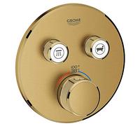 GROHE Grohtherm SmartControl 29137GN0 - Kit di regolatore termostatico per doccia, doppia funzione, oro spazzolato (Cool Sunrise).