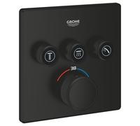 Grohe Grohtherm SmartControl rubinetto per vasca e doccia da incasso con termostato nero 291262430
